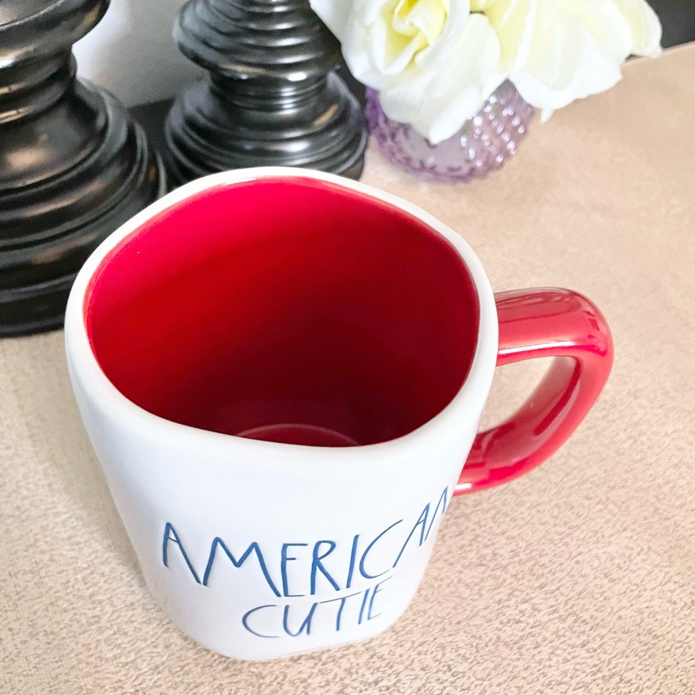 🆕Rae Dunn AMERICAN CUTIE Ceramic Mug - Picture 2 of 2